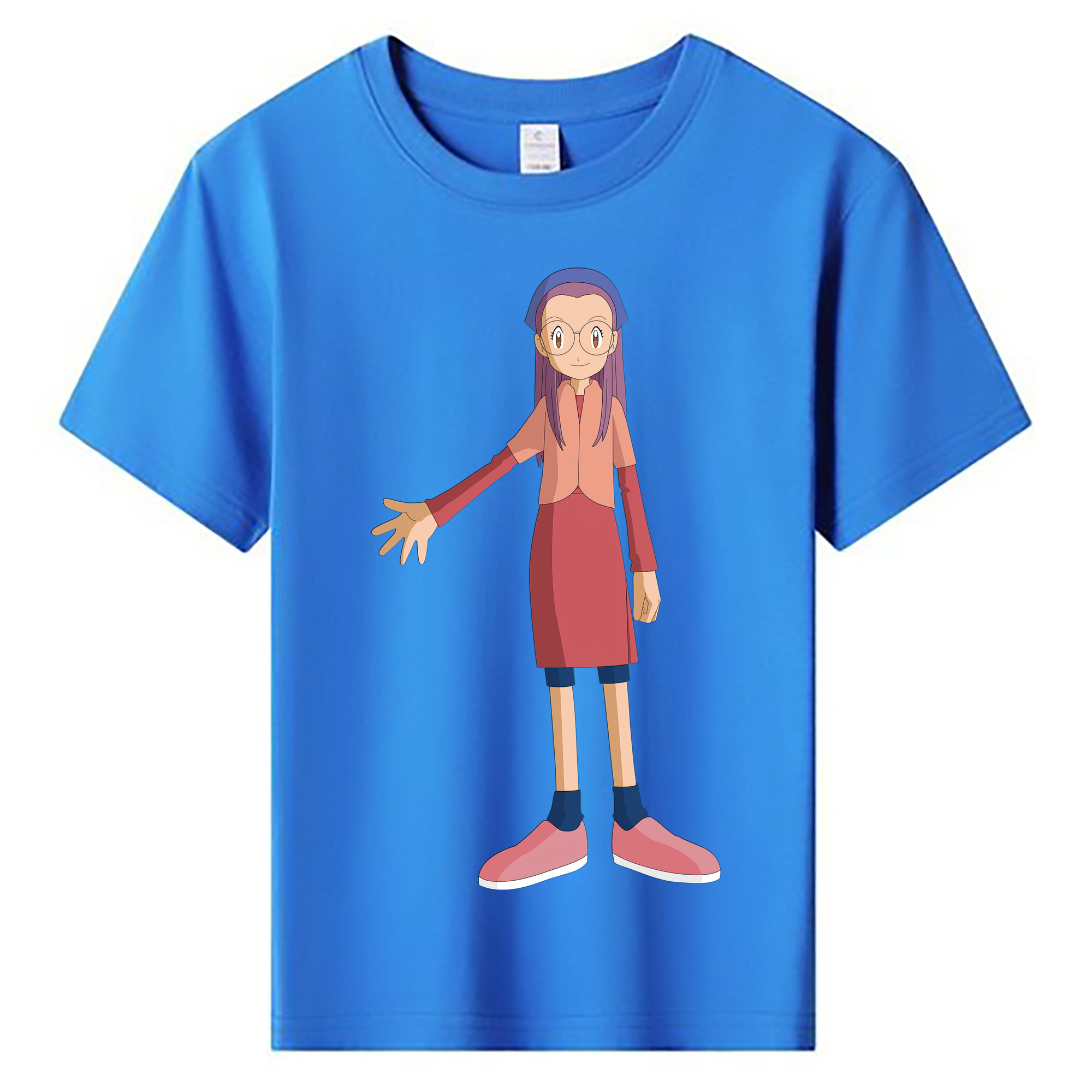 （画像用） Digimon デジタルモンスター/デジモン 綿100％キッズTシャツ（フロントプリント）